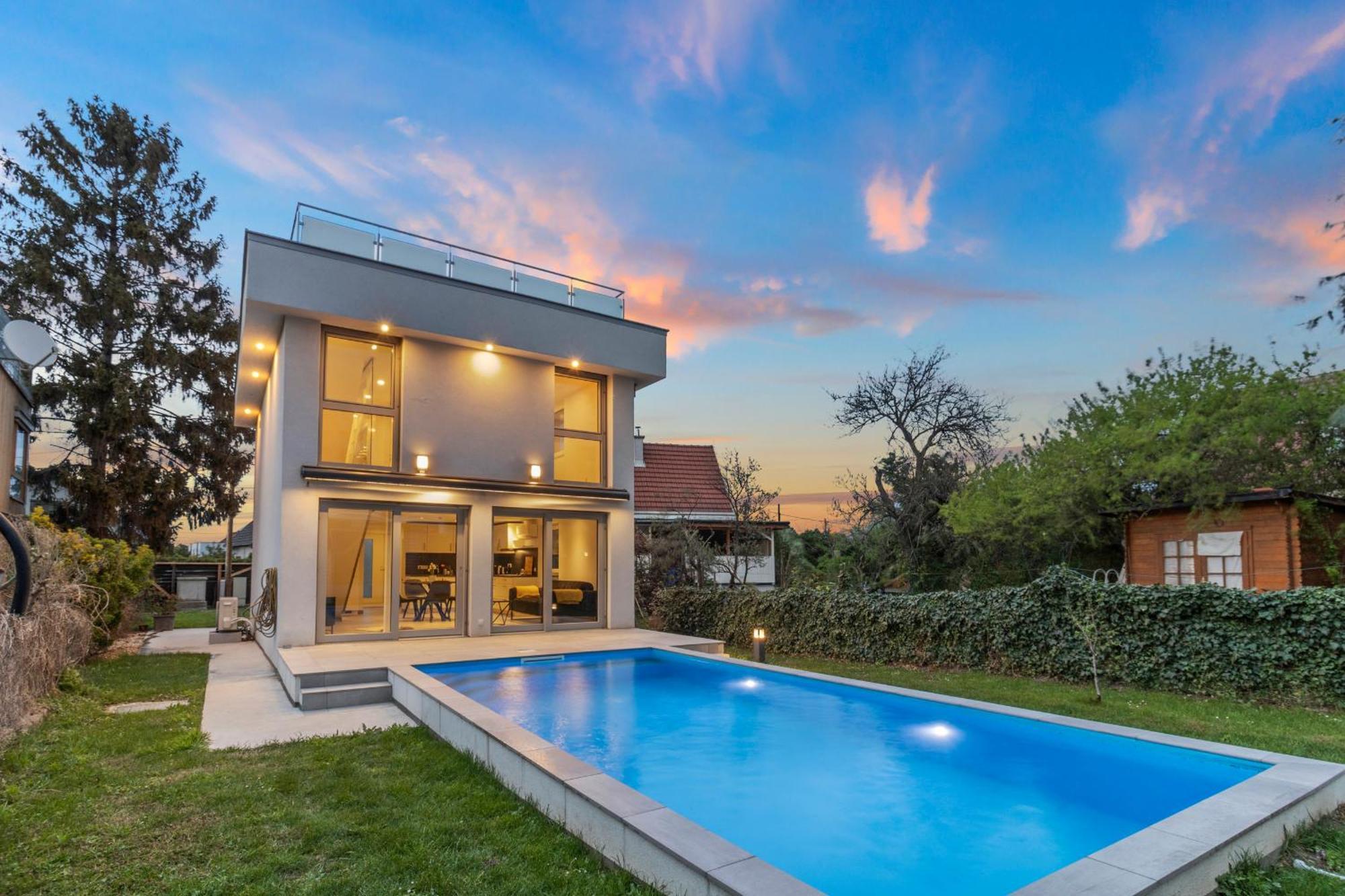 Villa Jaeger Mit Pool In Wien Exterior foto