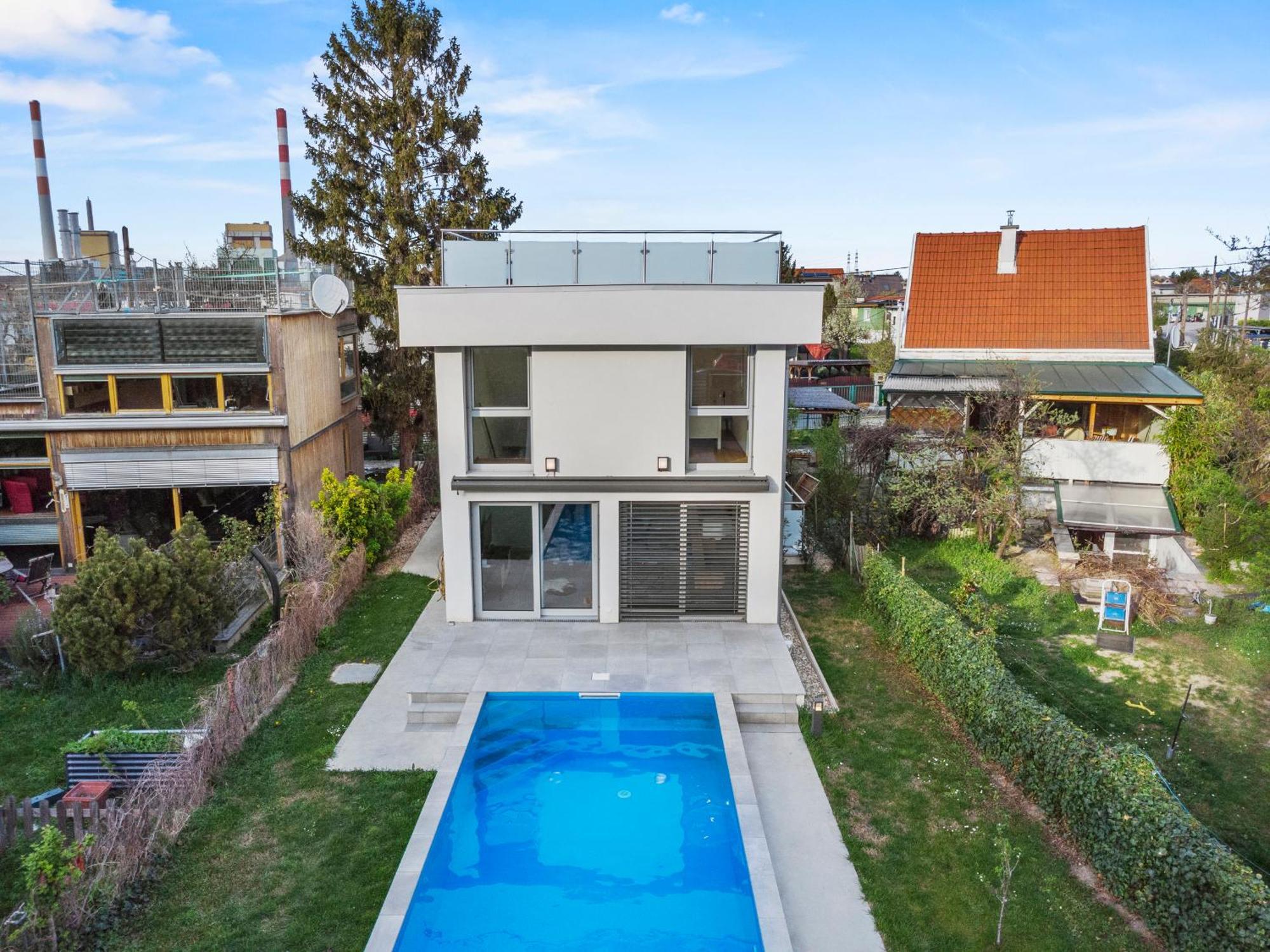 Villa Jaeger Mit Pool In Wien Exterior foto